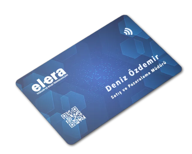 Dijital Kartvizit (NFC destekli) güvenli ve dayanklı